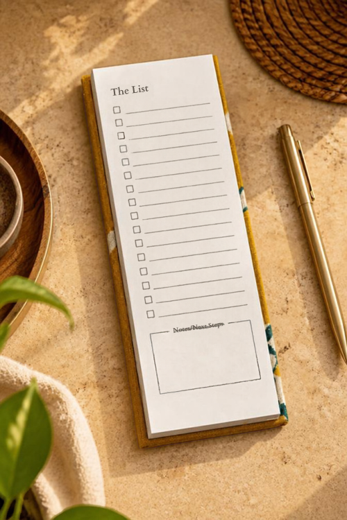Indidhaage Mindful Self-Care Gift Hamper | Affirmation Cards, To-Do List, Evil Eye Holder & Ceramic Mugs