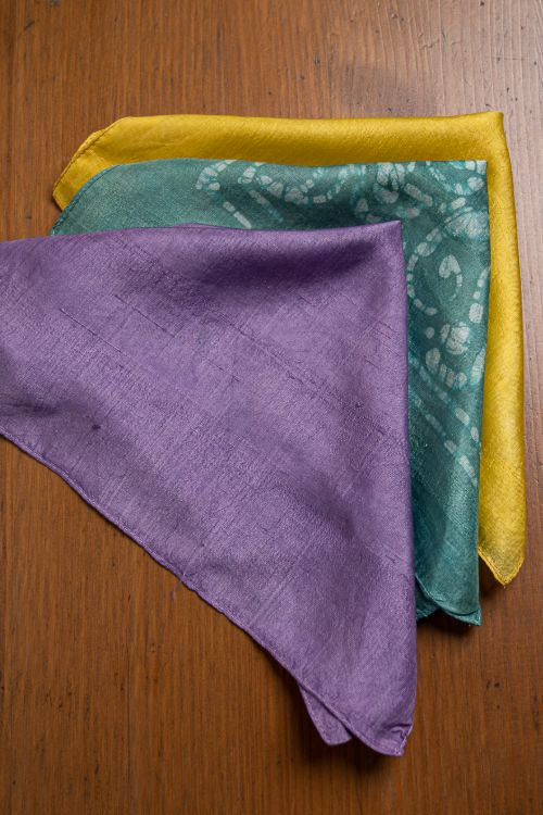 TICH Heritage Batik Print Pocket Squares (Set of 3)