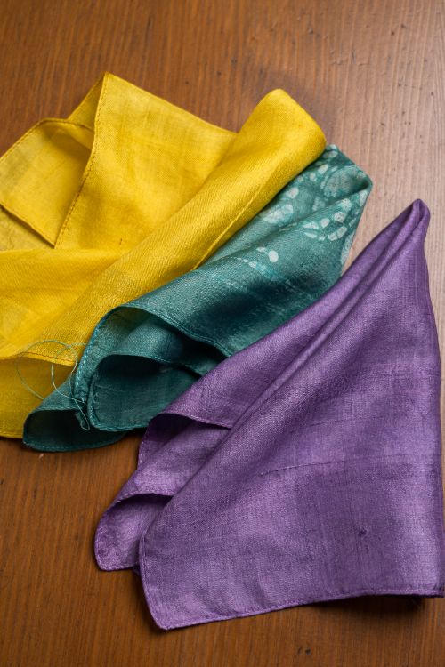 TICH Heritage Batik Print Pocket Squares (Set of 3)