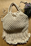 House Of Macrame "Nomadic Knots" Tote Bag - Off White