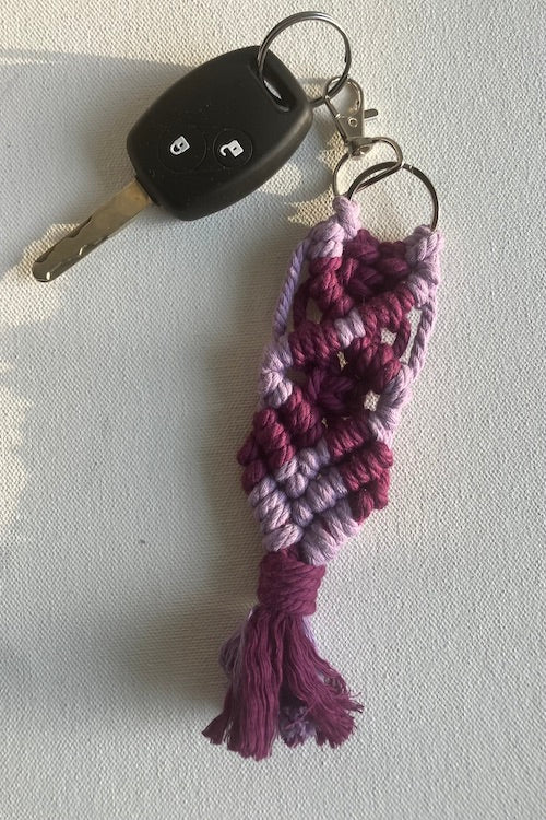 House Of Macrame 'Mermaid' Keychain