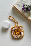 House Of Macrame "Phool" Crochet Airpods Cover - Yellow
