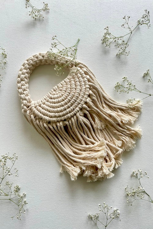 House Of Macrame "Oyster" Handbag