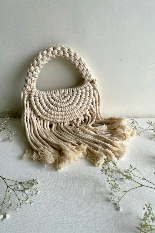 House Of Macrame "Oyster" Handbag