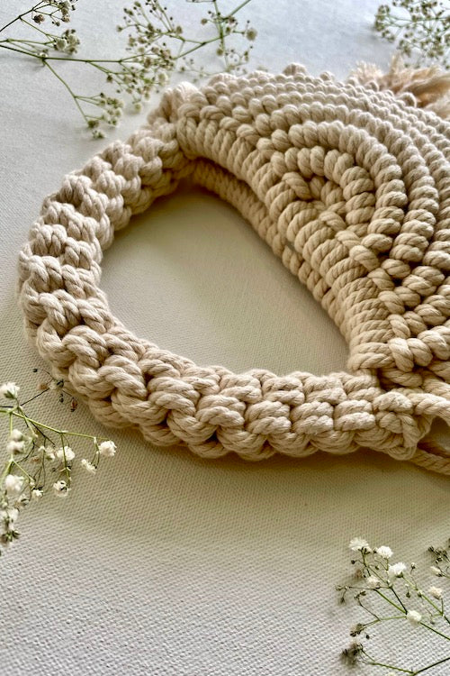 House Of Macrame "Oyster" Handbag