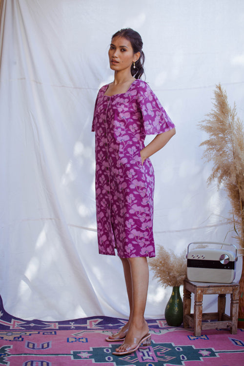 Urmul Jessy Bageecha Embroidered Cotton Floral Dress For Women Online