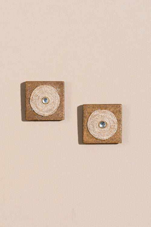 WHE Square Wooden Block Studs
