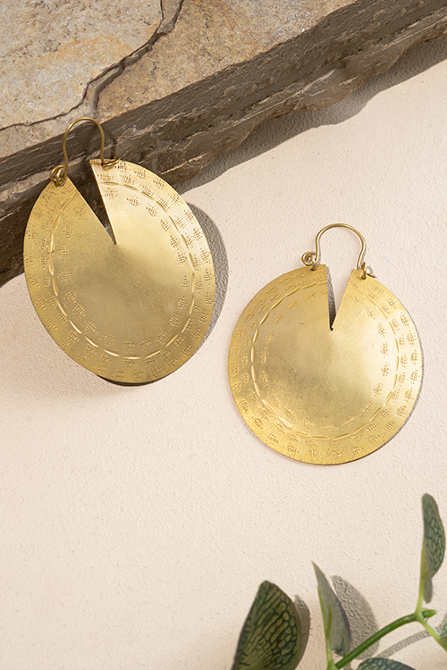 Studio Coppre Oval Ear Clasps