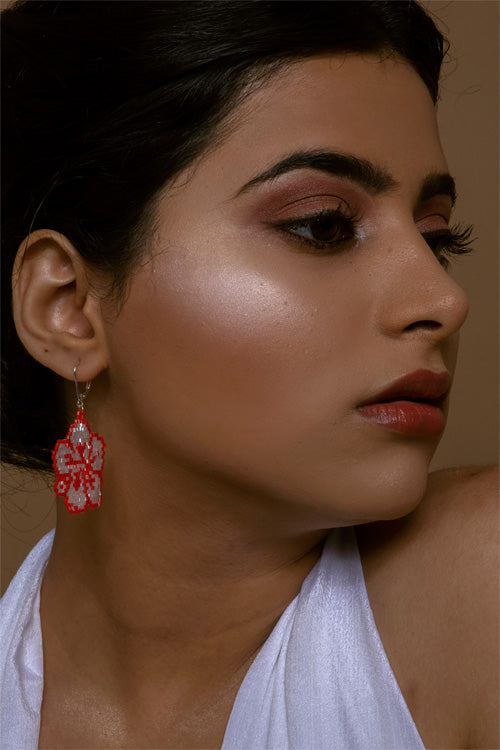 Melo Studio Jaswanti Hand Beaded Earrings