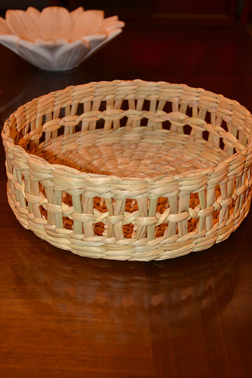 Dharini Kauna Round Bread & Utility Basket Natural