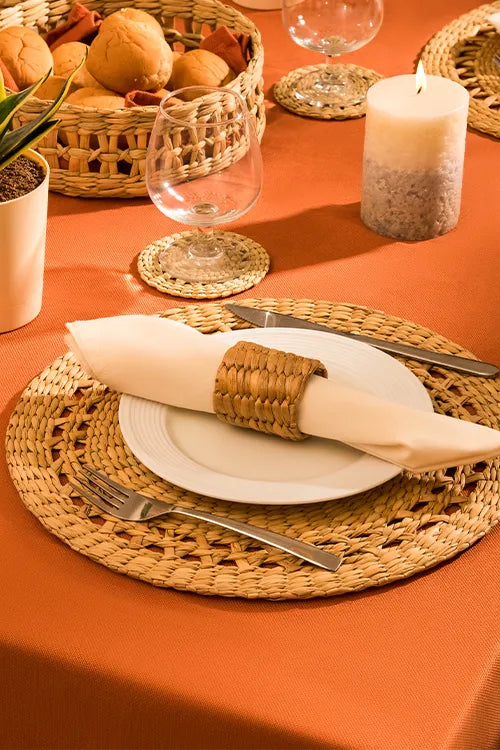 Dharini Kauna Round Placemats (Set Of 2)