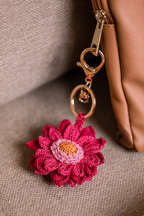 Samoolam Boho Bag Charm Gullabi Daisy