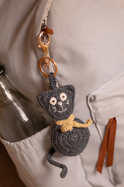 Samoolam Boho Bag Charm Natkhat Billi