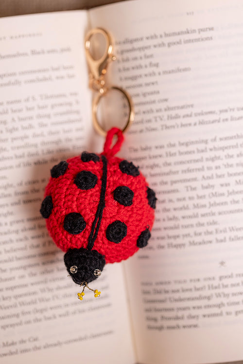 Samoolam Boho Bag Charm Laal Beetle