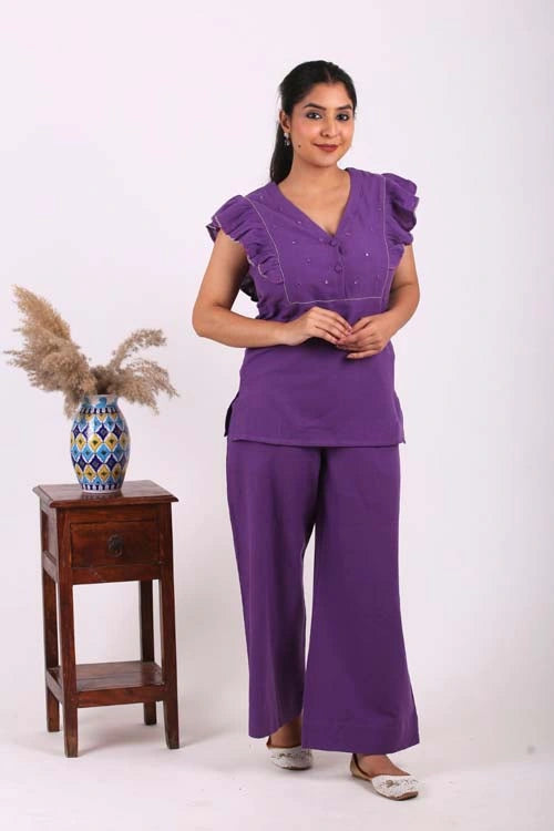 Urmul Desert Crafts-"KESAR KISSES"  Handloom Top
