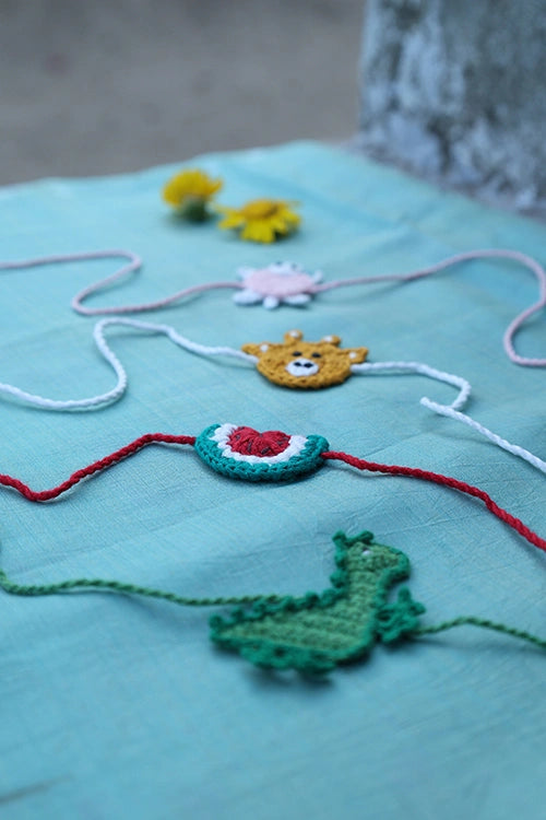 Himalayan Blooms Kids  Rakhi - (Set - 4)