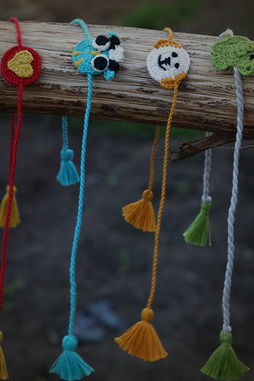 Himalayan Blooms Crochet Kids  Rakhi (Set Of - 4)