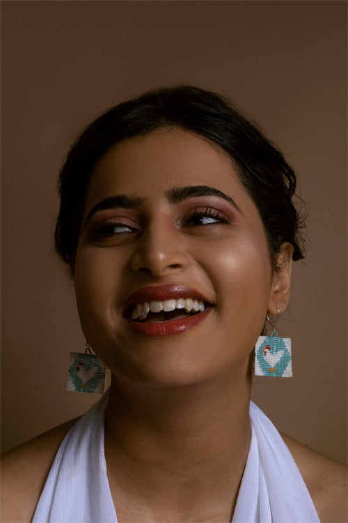 Melo Studio Kukdoo Koo Hand Beaded Earrings