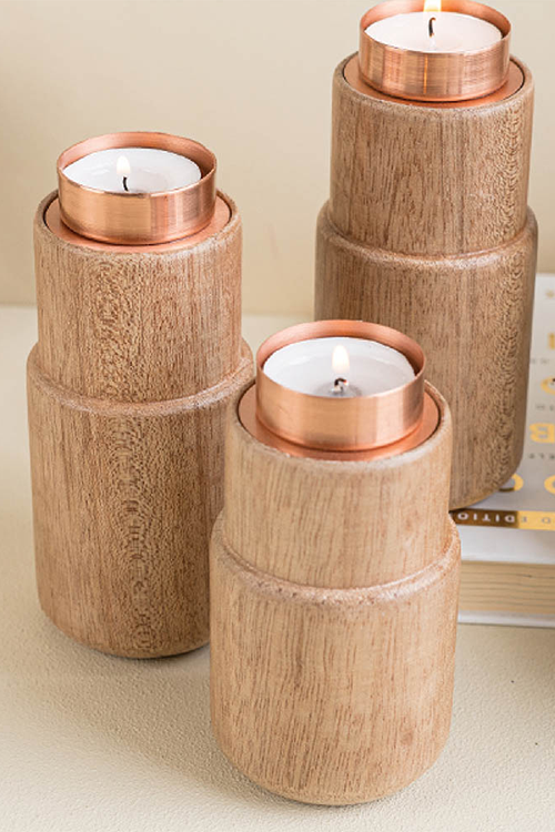 Studio Coppre Stambha Tealight Holder