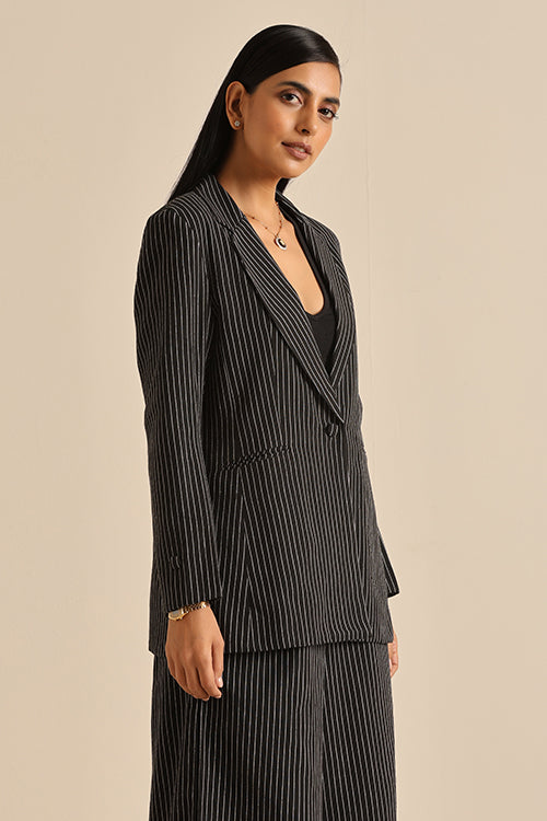 Okhai 'Prestige' Pure Cotton Handwoven Blazer