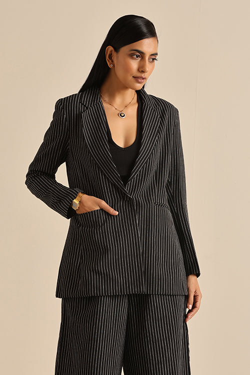 Okhai 'Prestige' Pure Cotton Handwoven Blazer