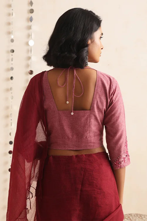 Okhai "Prism" Hand-Embroidered Pure Cotton Blouse