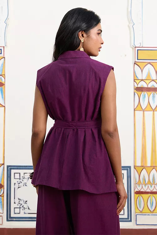Okhai "Allure" Pure Cotton Sleeveless Blazer