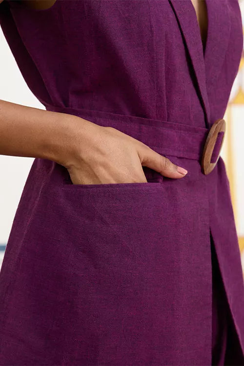 Okhai "Allure" Pure Cotton Sleeveless Blazer