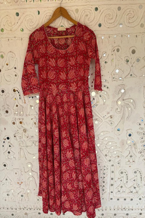 Okhai 'Aphrodite' Cotton Block Print Dress | Rescue