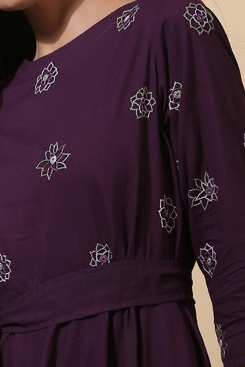 Okhai â€˜Wonderlandâ€™ Hand Embroidered Pure Cotton Dress | Relove