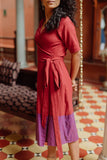 Okhai 'Masakali' Pure Cotton Wrap Dress | Rescue