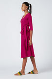 Okhai 'Merlot' Pure Cotton Wrap Dress | Relove