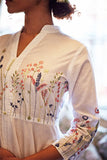 Okhai 'Fairytale' Hand Embroidered Pure Cotton Dress | Relove