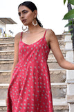 Okhai 'Twirlsome' Pure Cotton Hand Block Printed Sling Dress | Rescue