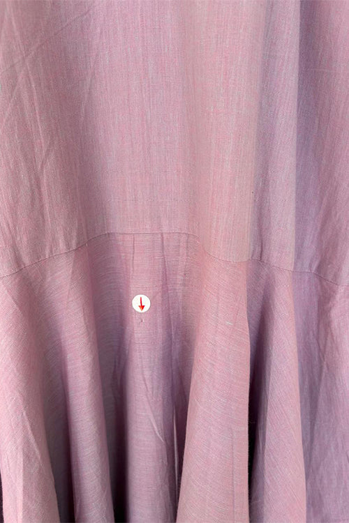Okhai 'Lavender Pearl' Mirror Work Halter Neck Dress | Rescue
