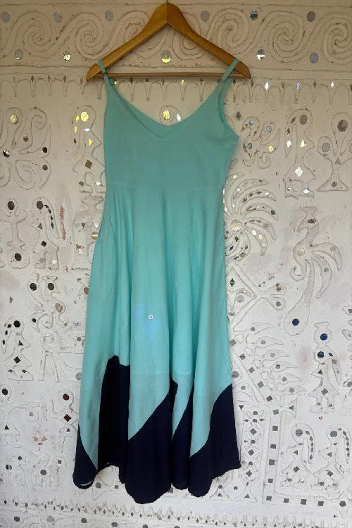 Okhai 'The Heavens' Pure Cotton Double Layered Sling Dress | Rescue