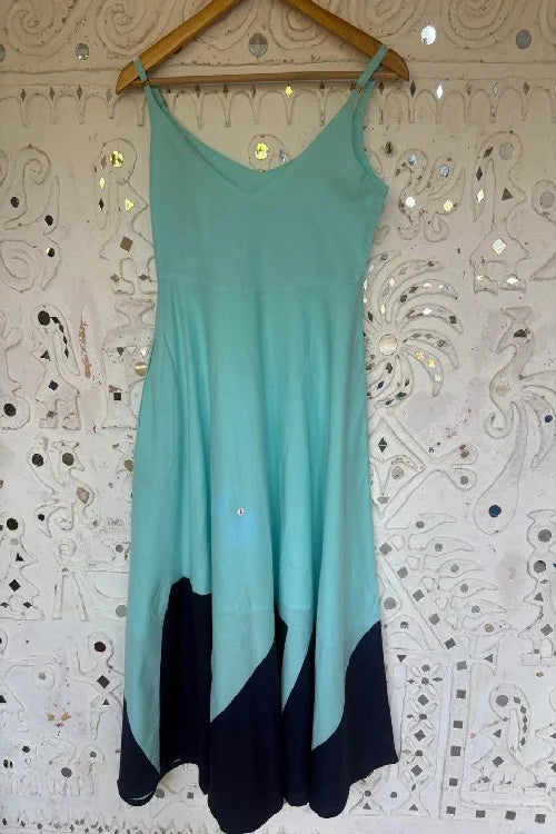 Okhai 'The Heavens' Pure Cotton Double Layered Sling Dress | Rescue