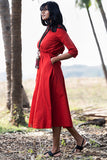Okhai 'Warmth' Hand Embroidered Mirror and Applique Work Dress | Relove