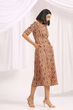 Okhai 'Raftan' Hand Block Printed Kalamkari Dress | Relove