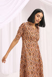 Okhai 'Raftan' Hand Block Printed Kalamkari Dress | Relove