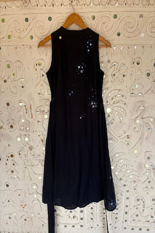 Okhai 'Zodiac' Mirror Work Wrap Dress | Rescue