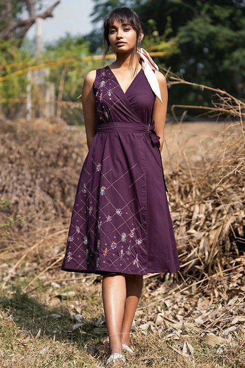 Okhai 'Italian Passion' Hand Embroidered Mirror Work Dress