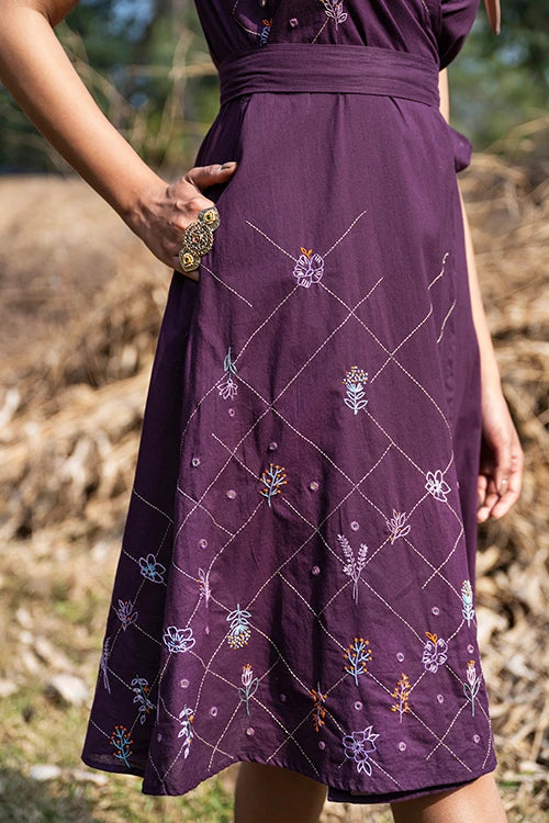 Okhai 'Italian Passion' Hand Embroidered Mirror Work Dress
