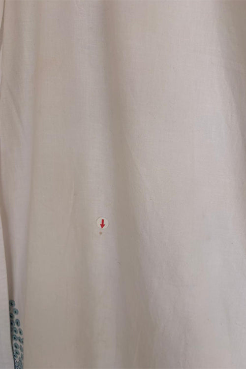 Okhai 'Bubble' Pure Cotton Hand Embroidered Mirror Work Wrap Dress | Rescue