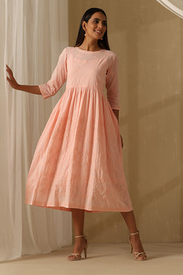 Okhai "Rehmat" Chikankari Pure Cotton Dress