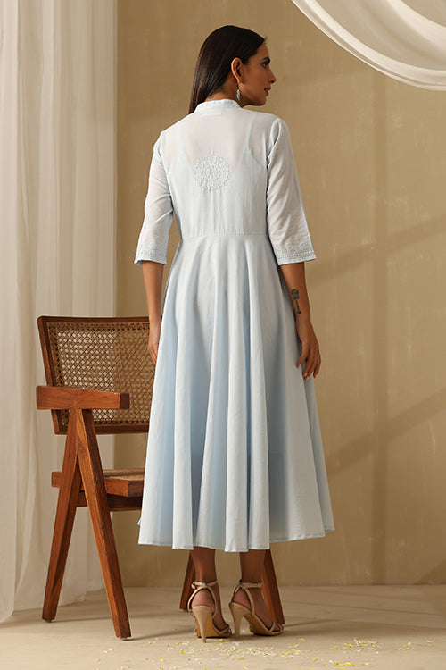 Okhai "Shayari" Chikankari Pure Cotton Dress