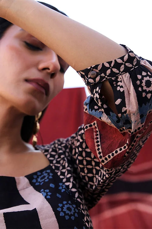 Okhai "Citadel" Cotton Ajrakh Jumpsuit