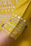 Okhai 'Magical Music' Pure Cotton Hand Embroidered Mirror Work Kurta Pant Set