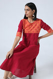 Okhai 'Nayantara' Hand Embroidered Mirror Work Pure Cotton Dress | Relove