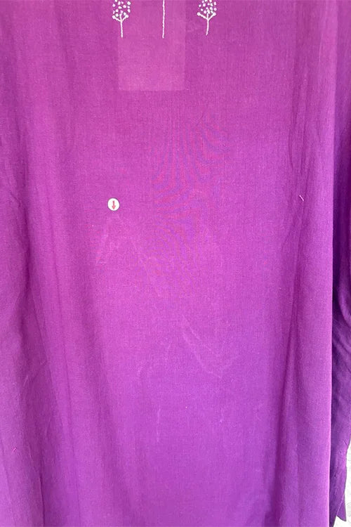 Okhai 'Artistic' Pure Cotton Hand Embroidered Mirror Work Kurta| Rescue